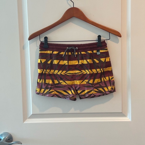 Agua Bendita Nick  Clementine Kids' Swim Trunks NWT Size 12 - Picture 1 of 16